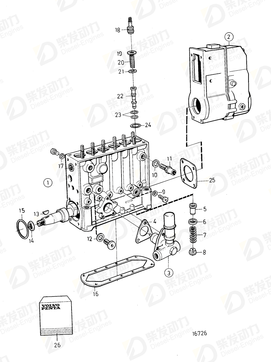 volvo penta Control sleeve 3825008 Drawing volvo penta Control sleeve 3825008 Drawing